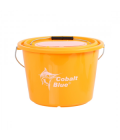 Cobalt Blue 10L Live Bait Bucket – Aerated Fishing Bait Storage Container