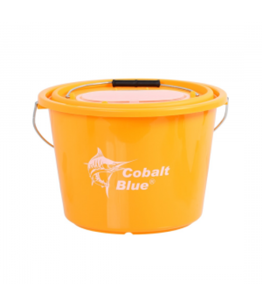 Cobalt Blue 10L Live Bait Bucket – Aerated Fishing Bait Storage Container Cobalt Blue 10L Live Bait Bucket – Aerated Fishing Bait Storage Container