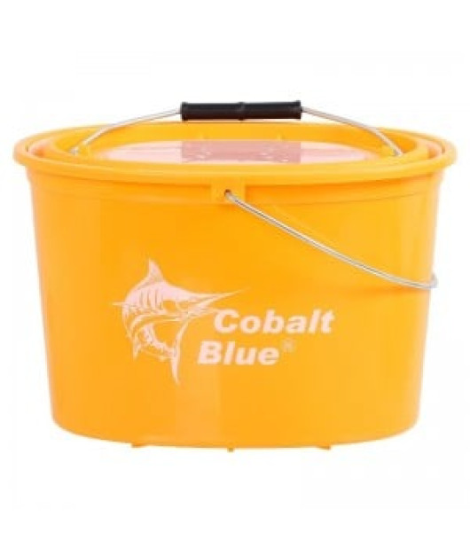 Cobalt Blue 5L Live Bait Bucket – Compact Aerated Fishing Bait Storage Container Cobalt Blue 5L Live Bait Bucket – Compact Aerated Fishing Bait Storage Container