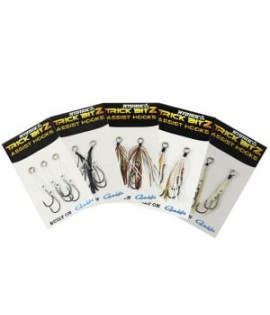 Atomic Trick Bitz Assist Hooks – Premium Replacement Assist Hooks for Micro Jigs &amp; Light Jigging