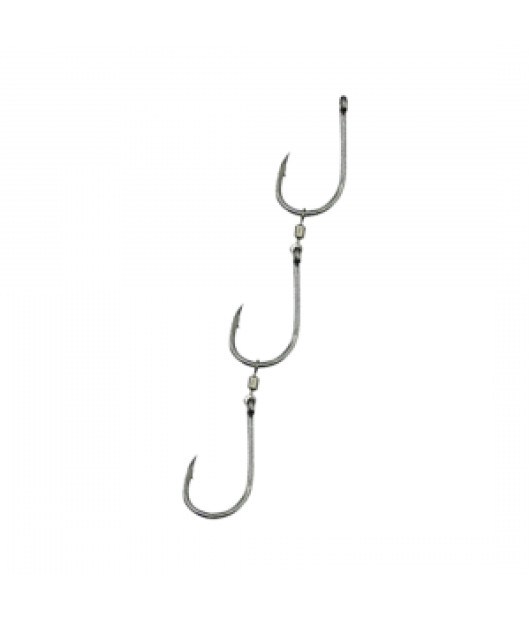 BKK Heavy Duty Ganged Hooks – Pre-Rigged Big Bait Hook Rig for Saltwater & Freshwater Fishing