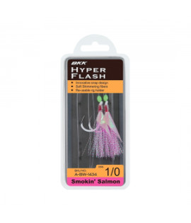 BKK Hyper Flash A1 Hook – UV Flash Assist Hook for Micro Jigging &amp; Saltwater Fishing