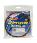 AFW 49-Strand Shark Leader Cable – Heavy Duty Stainless Steel Wire Leader for Shark & Big Game Fishing