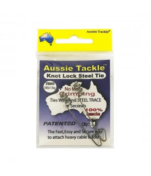 Aussie Tackle Knot Lock Steel Tie Heavy-Duty Fishing Knot Security Tool