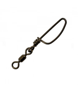 AFW Mighty-Mini Snap Swivel – Compact Heavy Duty Fishing Snap Swivel for Fast Rig Changes