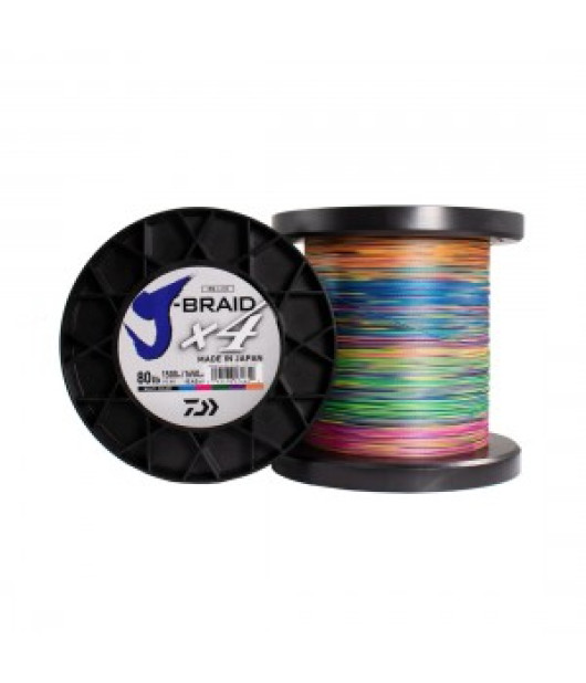 Daiwa J-Braid x4 1500m – High-Strength 4-Strand PE Braided Fishing Line for Freshwater & Saltwater Fishing Daiwa J-Braid x4 1500m – High-Strength 4-Strand PE Braided Fishing Line for Freshwater & Saltwater Fishing
