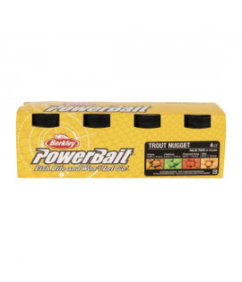 Berkley PowerBait Trout Nuggets Value Pack – Premium Scented Trout Fishing Bait