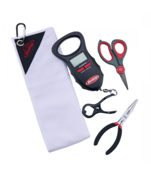Berkley Angler Essentials Tool Kit – Complete Fishing Multi-Tool Set for Freshwater & Saltwater