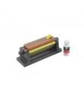 Smith’s Diamond Tri-Hone 6" Sharpening System – Professional 3-Stone Knife Sharpener for Fishing & Outdoor Blades
