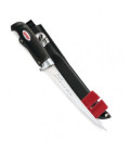 Rapala Soft Grip Fillet Knife with Sharpener – Precision Stainless Steel Fishing Fillet Knife Set with Ergonomic Handle