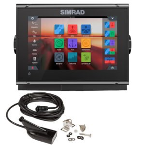 Simrad GO7 XSR Chartplotter/Fishfinder w/HDI Transom Mount Transducer C-MAP Discover Chart