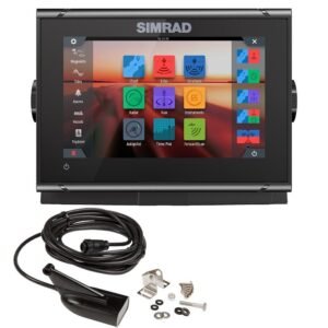 Simrad Go7 Xsr Chartplotter/Fishfinder W/Hdi Transom Mount Transducer & C-Map Discover Chart