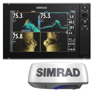 Simrad Nss12 Evo3s Combo Multi-Function Chartplotter/Fishfinder Radar Bundle Halo20+ - No Hdmi Video Outport