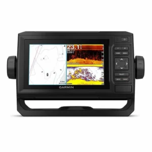 GARMIN ECHOMAP™ UHD 64cv Fishfinder/Chartplotter Combo with GT24UHD-TM Transducer and G3 Blue Charts US Coastal Charts and US/Canada Great Lakes