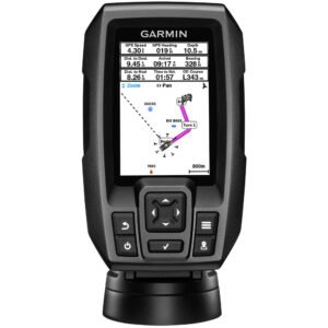 Garmin STRIKER 4 Fishfinder Worldwide Version w/77/200kHz - 4-Pin Transducer w/Transom & Trolling Motor Mounts