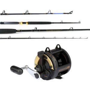 Shimano TLD-25 Triton Lever Drag Reel / Ande ASU-601A-SBMH Stand Up Rod Trolling Combo