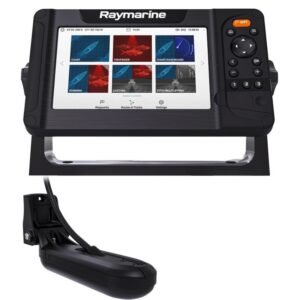 Raymarine Element 7 HV Combo w/HV-100 Transom Mount Transducer Lighthouse North America Chart