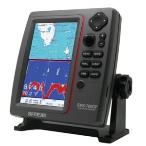 SI-TEX GPS Dual Frequency 600W Sonar System - 7 Color LCD w/Internal External GPS Antenna C-MAP 4D Card