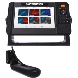 Raymarine Element 7 Hv Combo W/Hv-100 Transom Mount Transducer & Lighthouse North America Chart