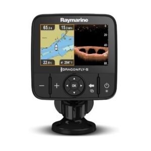 Raymarine Dragonfly 5 PRO 5'' Fishfinder & GPS Chartplotter, Downvision Sonar & T/M Transducer, Select Chart