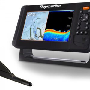 RAYMARINE ELEMENT 7 HV / buttons / with CPT-100 Transom Transducer